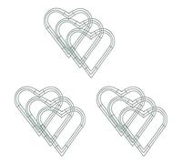 Kueohse 9 Paquetes de Metal de CorazóN de Guirnalda de Alambre en Forma de CorazóN de 12 Pulgadas para Manualidades Caseras del DíA de San ValentíN de la Boda