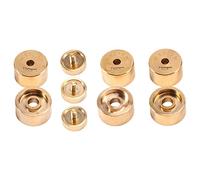 Kueohse 9 Uds VáLvula de Trompeta Botones de Dedo Tapa de VáLvula Tornillo Accesorios de ReparacióN de Trompeta