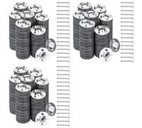 Kueohse 900 Arandelas de Sujeción para Tableros de Espuma para Instalación de Paneles de Tableros de Espuma, Tornillos y Arandelas para Tableros de Espuma