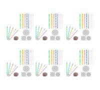 Kueohse 96 Piezas Mandala Herramientas de Puntear para Pintar Rocas Kit de Plantillas de Mandala Bola Stylus Escultura de Arcilla Herramientas de Talla