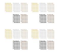 Kueohse 960 Piezas Esquinas de Fotos para Álbumes de Recortes, Pegatinas Doradas para Esquinas de Fotos, Esquinas de Montaje de Fotos Autoadhesivas, Multicolor