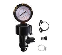 Kueohse 98209800 Conjunto de Válvula de Alivio Manual de Alto Flujo/Válvula de Alivio de Aire Manual con Manómetro para Filtro de Piscina y SPA