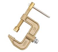 Kueohse Abrazadera de para Soldadura, Abrazadera de de LatóN Macizo Tipo G de Corriente de 500 A, de Mordaza de 43 Mm para Soldadores Tig Mig