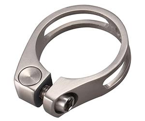 Kueohse Abrazadera de Tija de SillíN de AleacióN de Titanio Abrazadera de Tubo de SillíN de Bicicleta de 31,8 Mm Abrazadera de Tubo de Asiento para Tubo de Asiento de 27,2 Mm