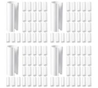 Kueohse Abrazadera una Presión de 128 Piezas para Invernaderos Tuberías de PVC, Clips para Cubiertas de Piscinas, Refugios y Protección Pájaros (para Tuberías de PVC de 1/2 Pulgada)