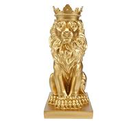 Kueohse abstracta Estatua de León en casa Oficina Bar Masculino Lewe fe Resina Escultura Arte Animal Adornos -
