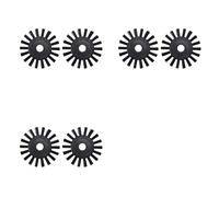 Kueohse Accesorio de Cepillo de Rueda de Máquina de Tejer 6 Piezas para KH868 KH821 KH860 KH880 KH965 KH970 Suministros de Costura