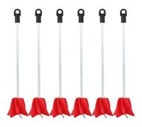Kueohse Accesorio Mezclador de Pintura Helix para Taladro, Paquete de 6 - Agitadora Industrial de 11.8", Mezclador de Resina Epoxi de 1 A 5 Galones