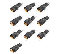 Kueohse Adaptador 10X A USB C Almacenamiento de Energía Macho A Tipo-C Macho Conector de Carga 100W 20V