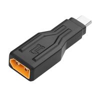 Kueohse Adaptador A USB C para Almacenamiento de Energía, Conector de Carga Macho A Tipo C Macho, 100 W, 20 V, para Portátiles, Robot Aspirador LED.