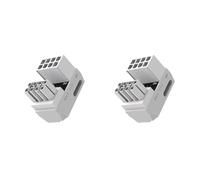 Kueohse Adaptador de Alimentación para GPU 2X 8-Pin PCle 3.0 con Conector de 180 Grados, Adaptador en Ángulo Recto para Gráficos de Escritorio.