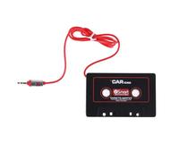 Kueohse Adaptador de casete para coche, reproductor MP3, MP4, conector jack de 3,5 mm para teléfono, cable AUX, reproductor de CD de coche