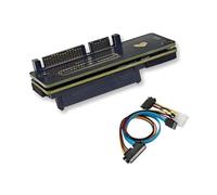 Kueohse Adaptador de escritorio a SAS de 6 Gb/s (7&15) 22 pines macho a SAS 29 pines tarjeta de expansión para discos duros SAS de 2,5-3,5