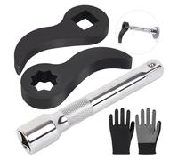 Kueohse Adaptador de Llave - Adaptador de Palanca de Indexación Ajustable para Trinquete con Accionamiento de 1/2 Pulgada, Herramienta Adaptadora de Palanca de 4 Piezas