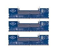 Kueohse Adaptador de Memoria RAM DDR4 de 3 Piezas, de SO-DIMM A PC DIMM, Tarjeta de Prueba de RAM de Portátil A Escritorio.
