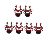 Kueohse Adaptador de Montaje de Choque Ondulado de MicróFono Universal 6 Piezas Reemplazo de Montaje de Soporte de MicróFono de PláStico para by-Mm1