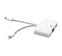 Kueohse Adaptador de Red del Adaptador de Ethernet RJ45, con el Puerto de la Carga y el Puerto de USB, Conectar y Usar, Red de Ethernet 100Mbps