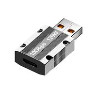 Kueohse Adaptador de Tipo C una USB Convertidor de Carga RáPida de 120 W Transferencia de Datos RáPida de 10 Gbps Cabezal de ConversióN de Carga de Notebook