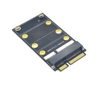 Kueohse Adaptador Mini PCIE/MSATA Convertidor de Unidad de Estado Sólido Placa de Prueba de Tarjeta de Expansión para Tarjeta MSATA SSD Mini PCI Express WiFi