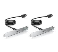Kueohse Adaptador USB 3.2 2X 20Gbps, Cable de Extensión para Conector de Placa Base, Conector USB-C A USB 3.2 Tipo-e Key-A de 20 Pines, Soporte PCIe.