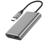 Kueohse Adaptador USB C A Gafas AR para Switch 2. Alimentación A Las Gafas AR Mientras Se Carga el Dispositivo. Carga Rápida 1080P 120 Hz/4K 60 Hz.