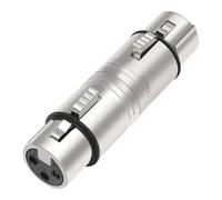 Kueohse Adaptador XLR Hembra A Hembra. Adaptador de Línea de Micrófono XLR de 3 Pines A 3 Pines. Conector de Audio para Mezclador de Micrófono.