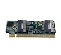 Kueohse Adaptadores de Tarjeta de Extensión Externa de Alta Velocidad SFF-8654 A PCIe X16 Adaptadores SFF-8654 Tarjeta de Computadora para Servidor 1U