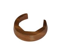 Kueohse Adecuado para Accesorios de Máquinas de Café Serie E61, Cabezal de Preparación, Protector Térmico de Anillo Antiescaldado de Madera Maciza de Nogal