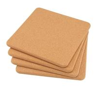 Kueohse Almohadilla de Corcho Cuadrada Gruesa de Alta Densidad para Platos Calientes, Posavasos de Corcho MultifuncióN Resistente Al de 8 Pulgadas, Almohadillas Calientes de Corcho