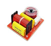 Kueohse Altavoz Placa de Audio de 2 VíAs Divisor de Frecuencia Treble 2 Unidades Filtros Cruzados 120W EstanteríA HiFi Divisor de Altavoz DIY