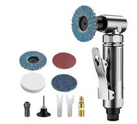 Kueohse Amoladora Angular Neumática de 90 Grados, Herramienta Pulidora Comprimida de 20 000 RPM para Trabajo Pesado, Rectificado de Contornos y Pulido B