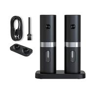 Kueohse Amoladora eléctrica amoladora portátil con base recargable 2 grosería ajustable