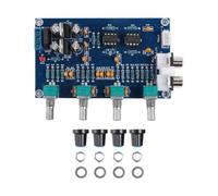 Kueohse Amplificador NE5532 Preamplificador Preamplificador Control de Tono de Volumen Tablero Terminado Treble Midrange EQ DIY Dual AC 12V - 18V