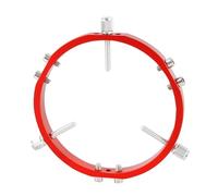 Kueohse Anillos de Bloqueo para Guía de Astrofotografía de 3 Puntos para de Telescopio, Puntero Buscador de 130 mm, Color Rojo