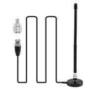 Kueohse Antena AéRea CB 27MHz Base MagnéTica de LáTigo Suave Conector BNC PL259 Antena AéRea CB para Cobra