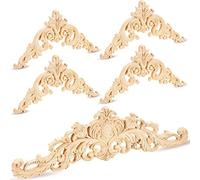 Kueohse Apliques de Madera Apliques de Madera Decorativos Apliques de Madera DIY para Espejo Cama Puerta Armario Muebles