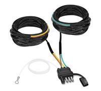 Kueohse Arnés de Cableado para Remolque de 22 Pies, y 5 Cables, Kit de Luces para Remolque, Arnés de 5 Cables y, Conector de Remolque, Enchufe de Cable para RV