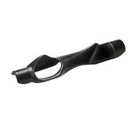 Kueohse Ayuda de Entrenamiento con Agarre de Golf, Manejar de de Golf para Entrenador de Agarre Oscilante, Ayuda para la PráCtica de Mano Izquierda y Derecha, Negro
