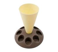 Kueohse B-Soporte para Pastelera, Soporte para Pastelera con Boquillas de 8 Ranuras, Soporte para Pastelera de Plástico para Kit de Decoración de Pasteles
