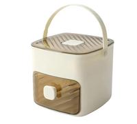 Kueohse Bandeja para Cubitos de Hielo de 2 con Molde de Prensa, Contenedor de Hielo para Refrigerador, Ideal para Almacenar Bebidas y Alimentos