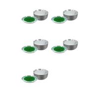 Kueohse Bandejas de Aluminio para Analizador de Humedad (Paquete de 250) Bandejas de Laboratorio Redondas de 90 Mm, Platos de Pesaje Desechables, Sartén de Aluminio