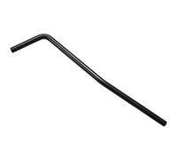 Kueohse Barra de golpear del brazo del tremolo de la guitarra electrica del estilo de la insercion directa - cromo - negro/insertar el diametro de la parte 6mm