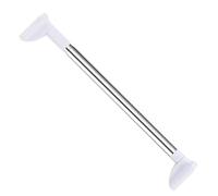 Kueohse Barra Telescópica para Ropa Sin Perforaciones, Extensible, de Acero Inoxidable, para Cortinas, de Fácil Instalación para Bricolaje.