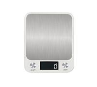 Kueohse BáScula de Cocina 15 Kg Que Pesa Alimentos Balanza de Café BáScula Digital ElectróNica Inteligente Acero Inoxidable para Cocinar y Hornear-B