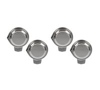 Kueohse Báscula para Botes de Pesaje, 4 Piezas, Botes de Pesaje, Bandeja de Báscula de Acero Inoxidable, Placa de Pesaje, Recipientes para Platos de Laboratorio, Bandeja de Peso