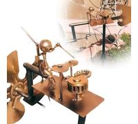 Kueohse Baterista para el jardín Como decoración para amantes de la música y coleccionistas