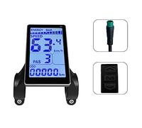 Kueohse Bicicleta EléCtrica Medidor LCD 5 Pines 24V 36V 48V 60V Universal Scooter EléCtrico M5 Panel LCD Pantalla Conector A Prueba de Agua