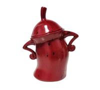 Kueohse Bidón con Attitude, Divertidos Tarros de Almacenamiento Herméticos para Cocina Contenedor de Almacenamiento de Alimentos con Tapa Hermética Duradero, Fácil de Usar, 20 X 17.5 X 10 Cm, Ro