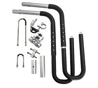 Kueohse Bike Surf Rack Tabla de Surf Wakeboard Bike Rack Mount To Seatpost Utility Tabla de Surf Bicicleta Soporte Lateral Kit de EquitacióN