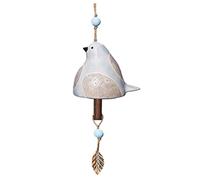 Kueohse Bird Song Bell DecoracióN de JardíN, Campana de Viento RúStica Colgante, Colgante de Campana de Tubo de Metal Colgante de Campana de Puerta B